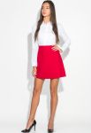 Юбка женская стильная 495F001 (красный)