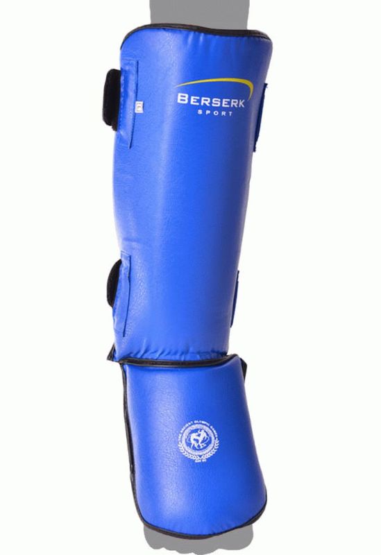 Защита голеностопа усиленная Berserk винил blue (синий)