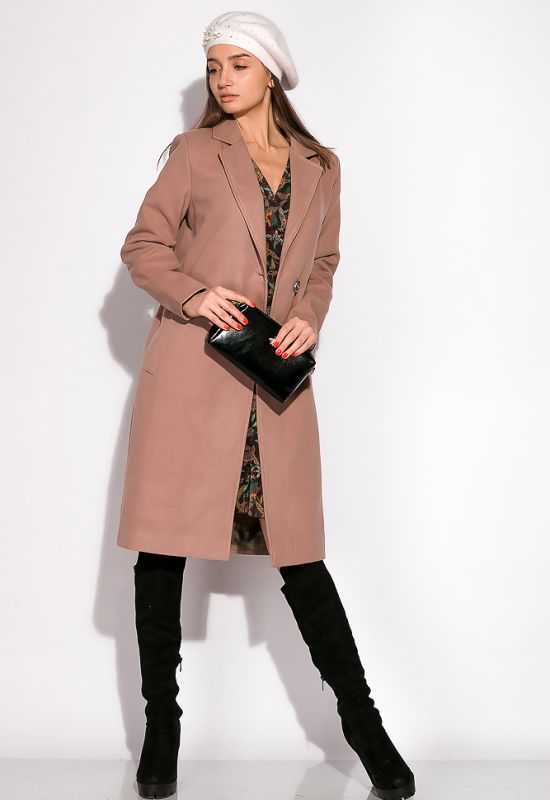 Жіноче кашемірове пальто 120POI19056 (капучіно)