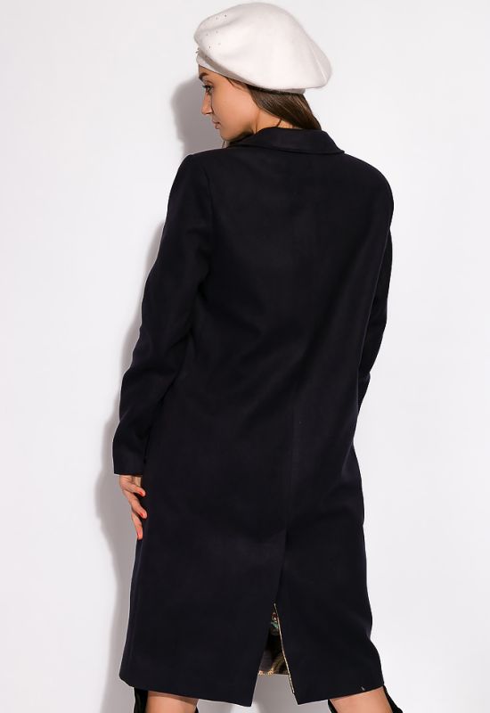 Женское кашемировое пальто 120POI19056 (темно-синий)