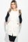 Жилет жіночий з хутром на плечах 69PD725 (молочний)