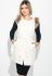 Жилет жіночий з хутром на плечах 69PD725 (молочний)