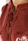 Жилетка жіноча стильна з капюшоном 32P054 (бордовий)
