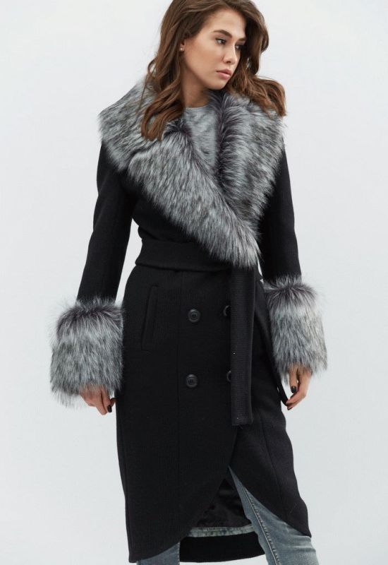 Зимнее пальто LS-8758-8 (черный)
