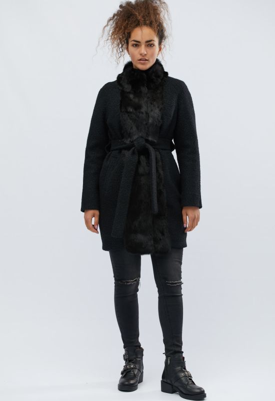 Зимнее пальто LS-8767-8 (черный)