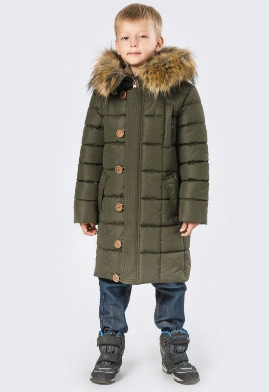 Зимняя куртка для мальчика DT-8272-1 (хаки)