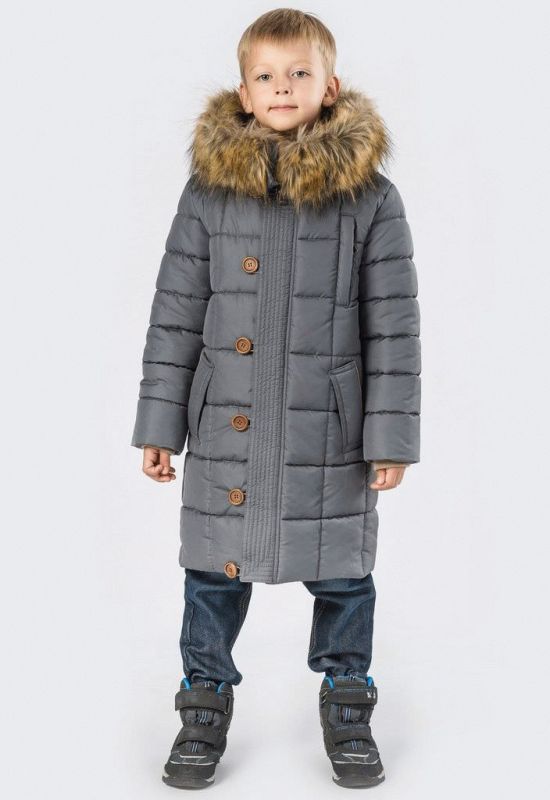 Зимняя куртка для мальчика DT-8272-4 (серый)