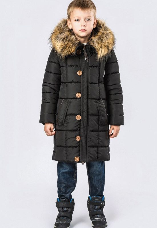 Дитяча зимова куртка DT-8272-8 (чорний)