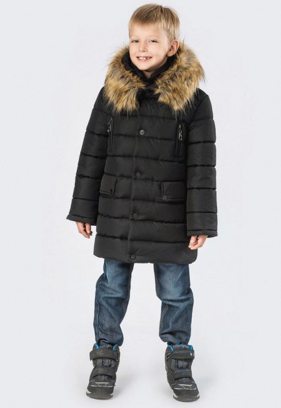 Зимова куртка для хлопчика DT-8274-8 (чорний)