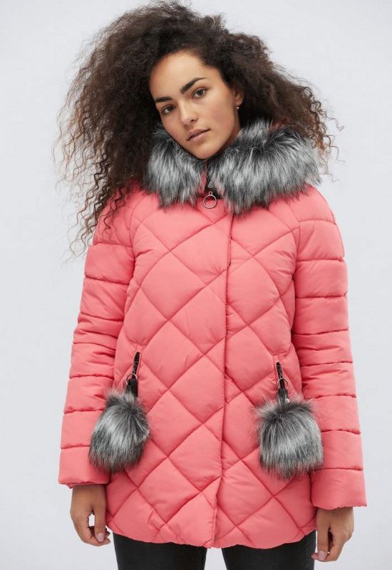 Зимняя куртка LS-8744-22 (коралловый)