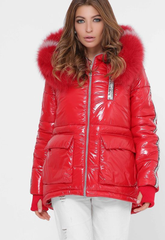 Зимняя куртка LS-8838-14 (красный)