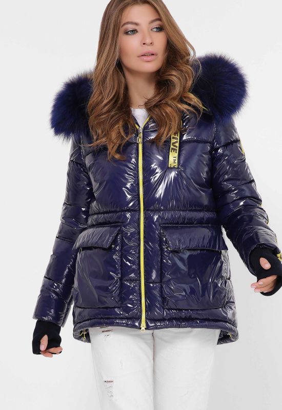 Зимова куртка LS-8838-2 (синій)