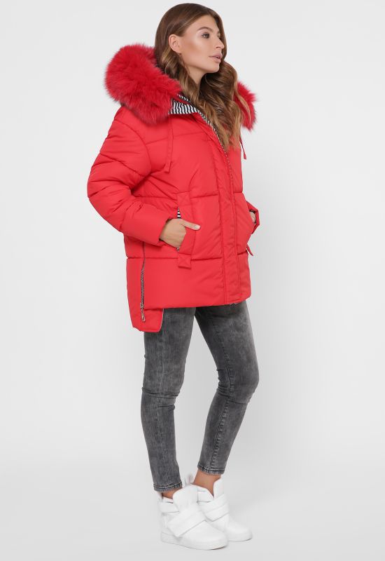 Зимняя куртка LS-8840-14 (красный)