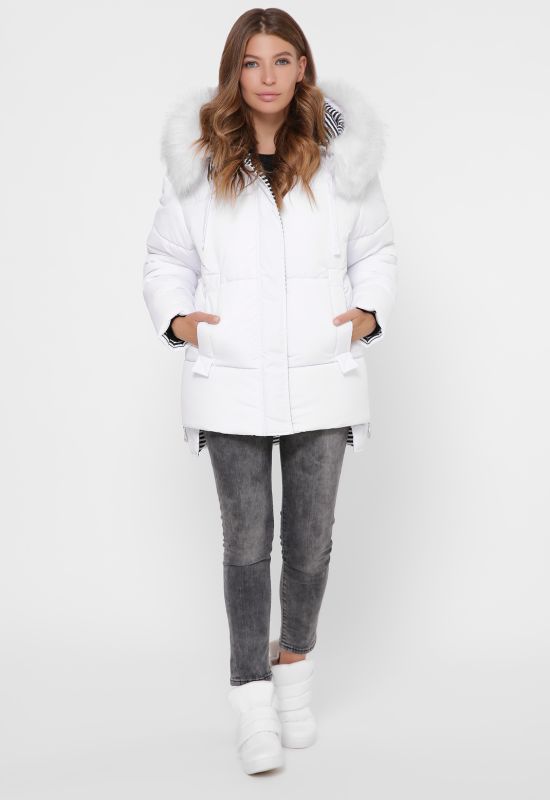 Зимова куртка LS-8840-3 (білий)