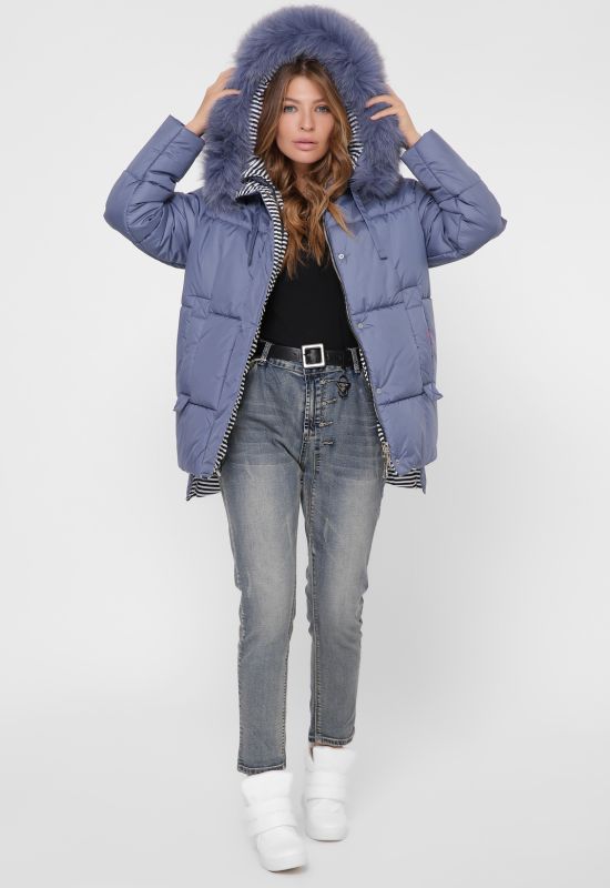Зимняя куртка LS-8840-35 (джинсовый)