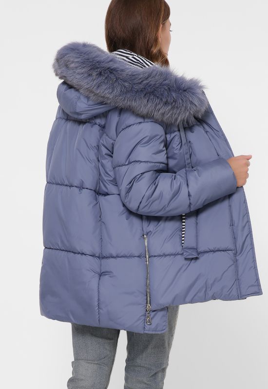 Зимова куртка LS-8840-35 (джинсовий)