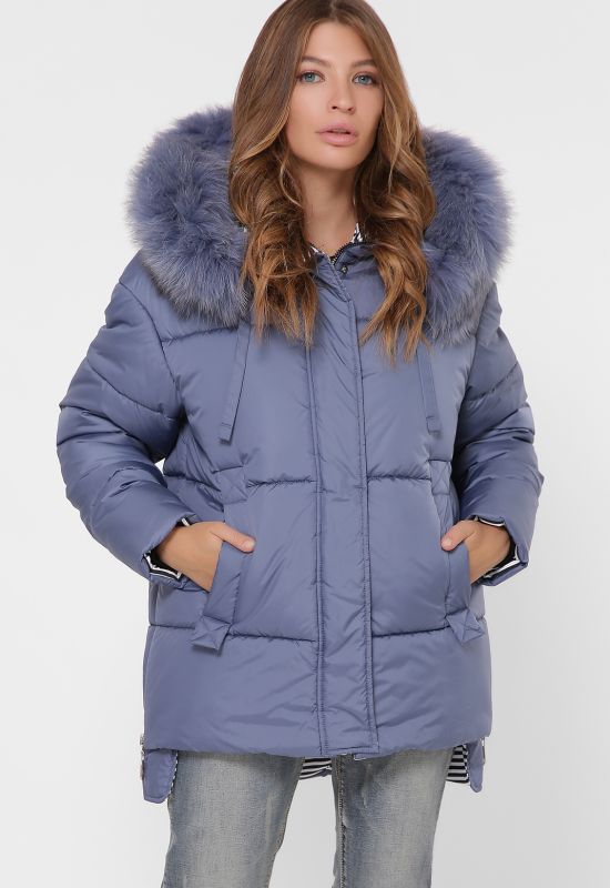 Зимняя куртка LS-8840-35 (джинсовый)