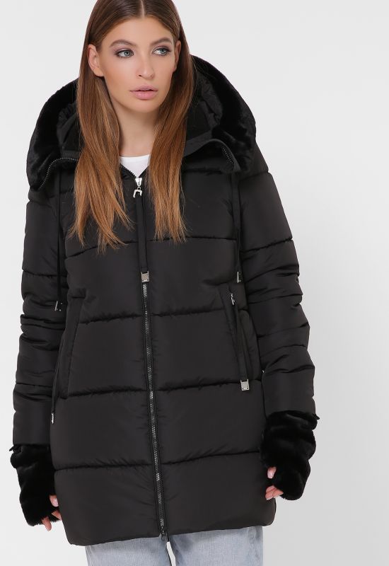Зимняя куртка LS-8843-8 (черный)