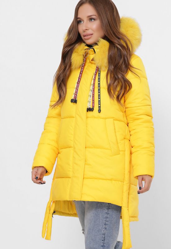 Зимова куртка LS-8845-6 (жовтий)