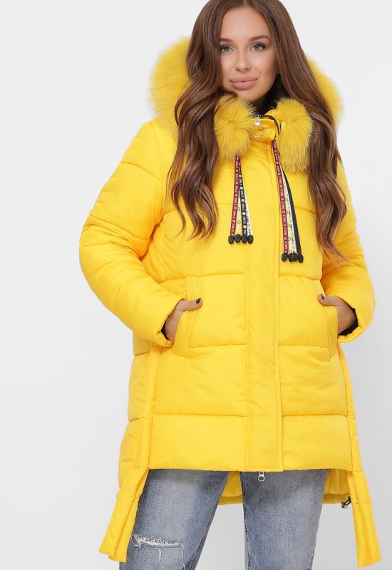 Зимняя куртка LS-8845-6 (желтый)